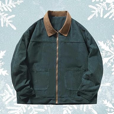 Alvin - Übergroße Jacke mit Reißverschluss