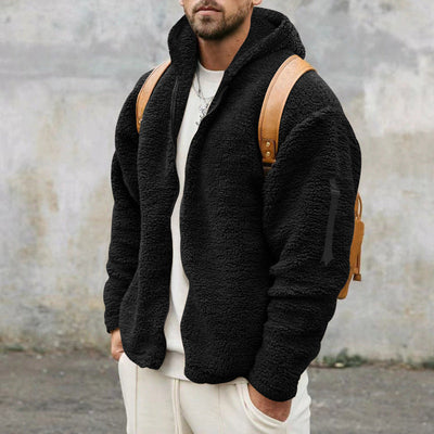 Matteo - Warme Fleecejacke mit Kapuze