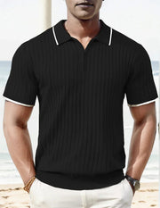 Romeo – Lässiges, vielseitiges Strick-Poloshirt für Herren