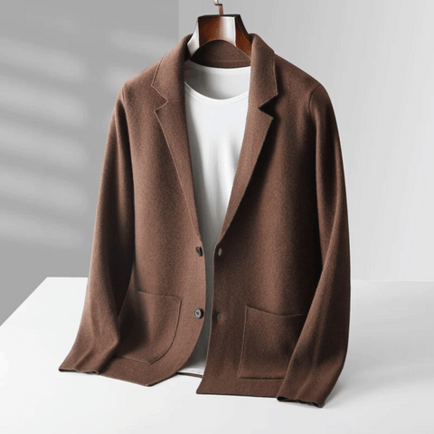 Martin - Kaschmir-Strickjacke mit Knöpfen