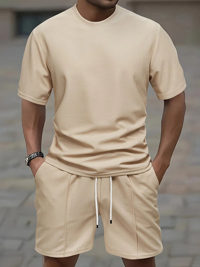 Casper - Herren-Set aus Rundhalshemd und Shorts