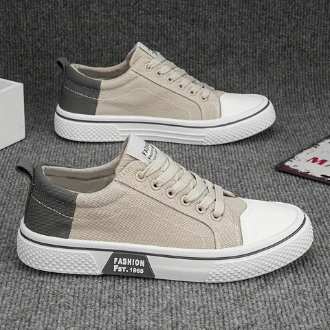 Gustav - Atmungsaktive Canvas-Sneakers für Männer