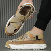 Theo - Rutschfeste Sandalen mit Haken und Ösen für Männer