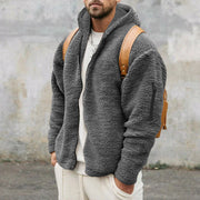 Matteo - Warme Fleecejacke mit Kapuze