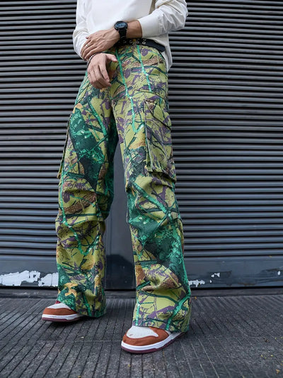 Thompson - Cargo-Jeans mit Camouflage-Print für Herren