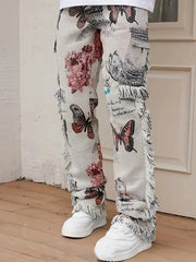 Winslow - Herren-Jeans mit Blumenmuster