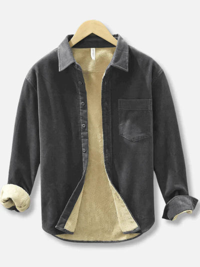 Charlee - Lässiger, dicker Fleece-Mantel für Herren