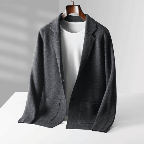 Martin - Kaschmir-Strickjacke mit Knöpfen