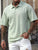 Malcolm - Kurzärmliges Poloshirt mit Gänseblümchenstruktur für Herren