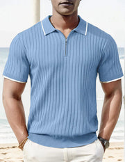 Romeo – Lässiges, vielseitiges Strick-Poloshirt für Herren