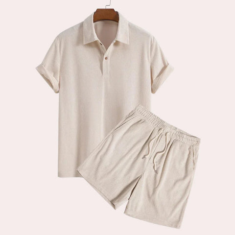 Oran - Kurzarmhemd- und Shorts-Set für Herren