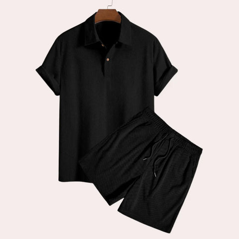 Oran - Kurzarmhemd- und Shorts-Set für Herren
