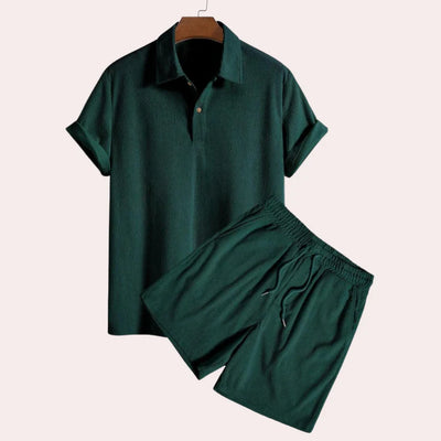 Oran - Kurzarmhemd- und Shorts-Set für Herren