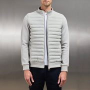 Marzio - Stilvolle, gesteppte Slim-Fit-Reißverschlussjacke für Herren