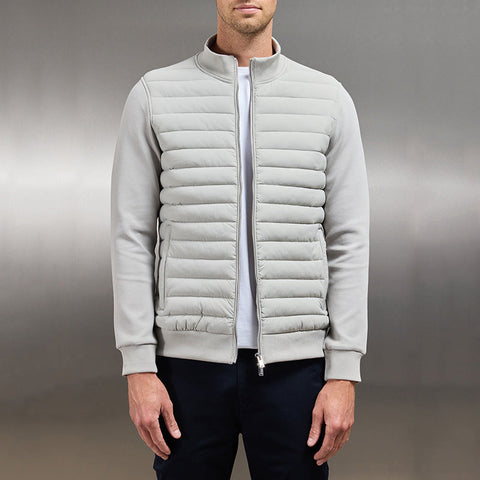 Marzio - Stilvolle, gesteppte Slim-Fit-Reißverschlussjacke für Herren
