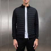 Marzio - Stilvolle, gesteppte Slim-Fit-Reißverschlussjacke für Herren