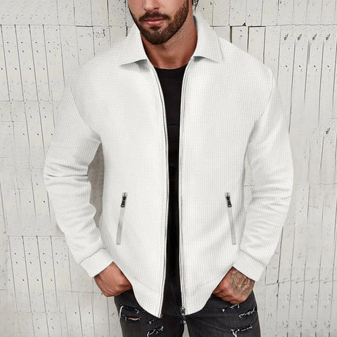 Ronald - Lässige Strickjacke mit Reißverschluss für Herren