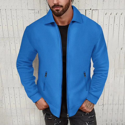Ronald - Lässige Strickjacke mit Reißverschluss für Herren