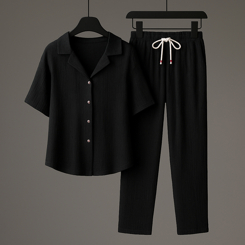 Willy - Stilvolles Polohemd mit Knöpfen und Hose für Herren