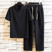 Kaden - Lässiges Hemd- und Hosen-Set