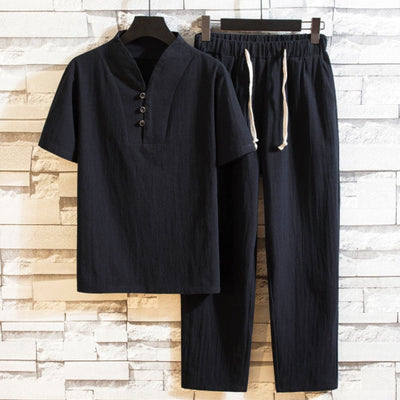 Kaden - Lässiges Hemd- und Hosen-Set