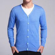 Gareth - Klassischer Cardigan mit V-Ausschnitt und Knöpfen