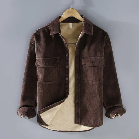 Sander - Stilvolle Cordjacke mit Brusttaschen für Herren