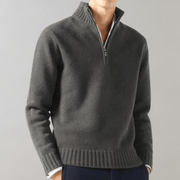 Tristan - Lässiger, warmer Rollkragenpullover mit Reißverschluss für Herren