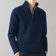 Tristan - Lässiger, warmer Rollkragenpullover mit Reißverschluss für Herren