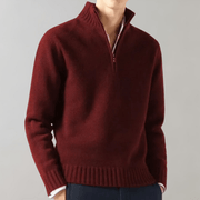 Tristan - Lässiger, warmer Rollkragenpullover mit Reißverschluss für Herren