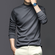 Carter - Bequemes Langarmshirt mit hohem Kragen für Herren