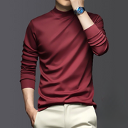 Carter - Bequemes Langarmshirt mit hohem Kragen für Herren