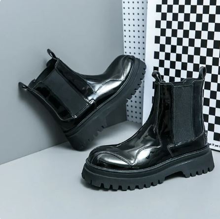 Orson - Lederstiefel mit runder Spitze