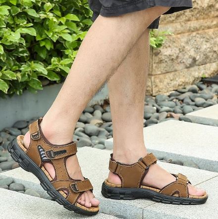 Lawrence - Sandalen aus echtem Leder