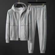 Rodrigo - Stilvolles Set aus Kapuzenjacke und Hose mit Mesh-Reißverschluss für Herren