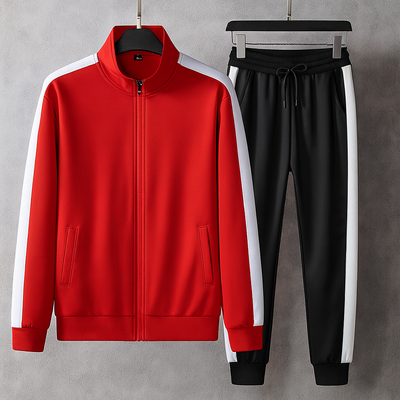 Dariuz - Stilvolles Trainingsanzug-Set mit Reißverschlussjacke und Hose für Herren