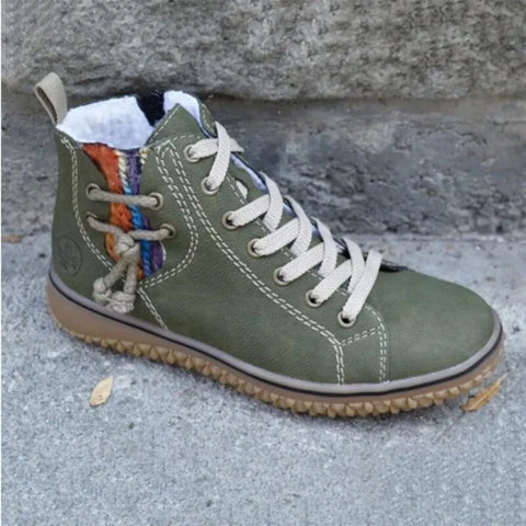 Ashton - Lederstiefel im Vintage-Stil