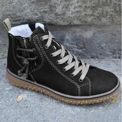 Ashton - Lederstiefel im Vintage-Stil