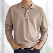 Johannes - Lässiges Langarm-Poloshirt für Herren