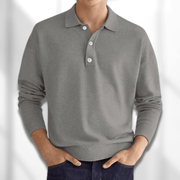 Johannes - Lässiges Langarm-Poloshirt für Herren