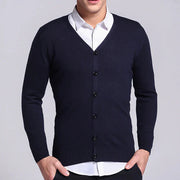 Gareth - Klassischer Cardigan mit V-Ausschnitt und Knöpfen