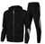 Sylvio - Stylisches Trainingsset aus Kapuzenjacke mit Reißverschluss und Hose für Herren