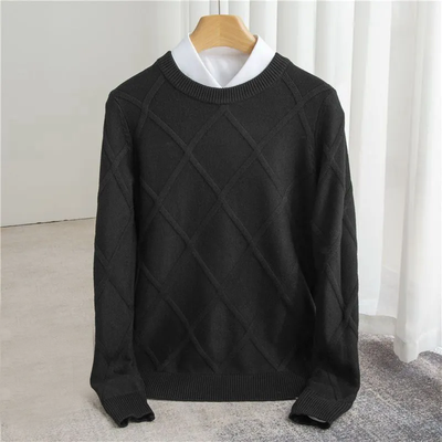 Elison - Stylischer, warmer Kaschmirpullover für Herren