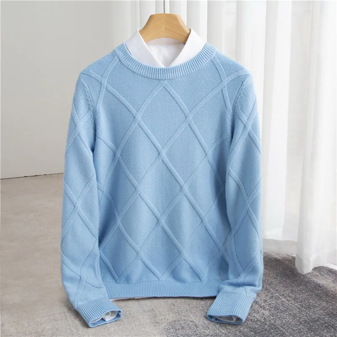 Elison - Stylischer, warmer Kaschmirpullover für Herren