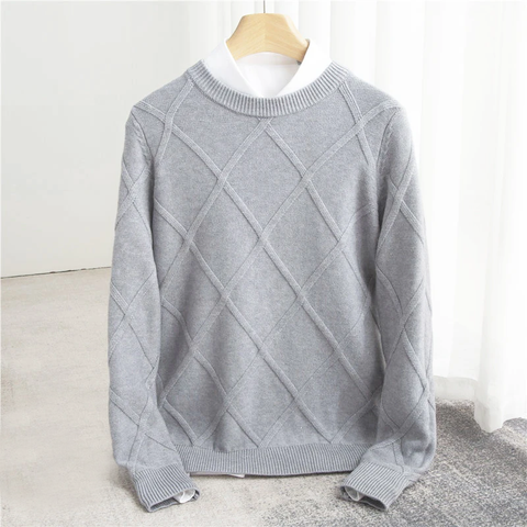 Elison - Stylischer, warmer Kaschmirpullover für Herren