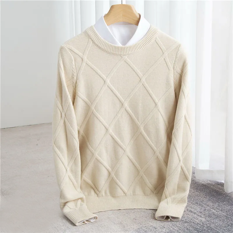 Elison - Stylischer, warmer Kaschmirpullover für Herren