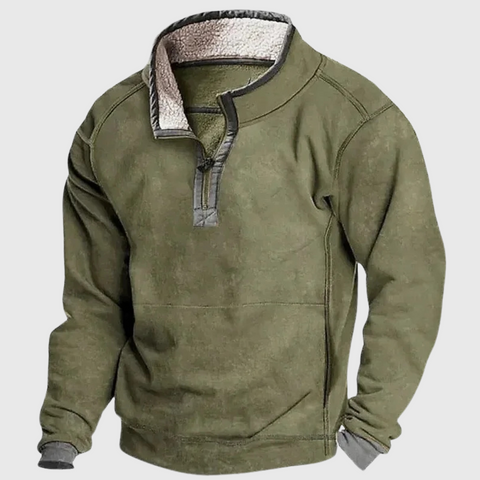 Octavo - Übergroßer, mit Fleece gefütterter Pullover für Herren