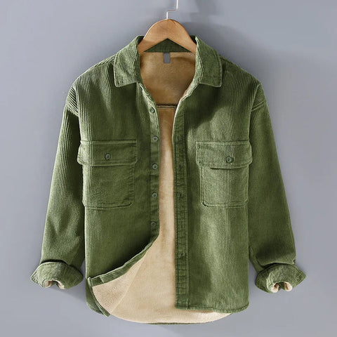 Sander - Stilvolle Cordjacke mit Brusttaschen für Herren