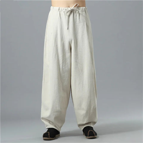 Ryan - Baumwoll-Leinen-Hose
