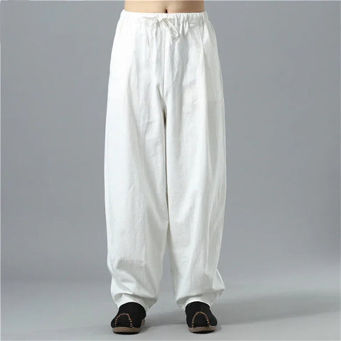 Ryan - Baumwoll-Leinen-Hose